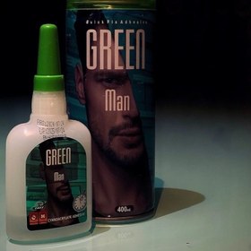 تصویر چسب 123 گرین من Green man salam