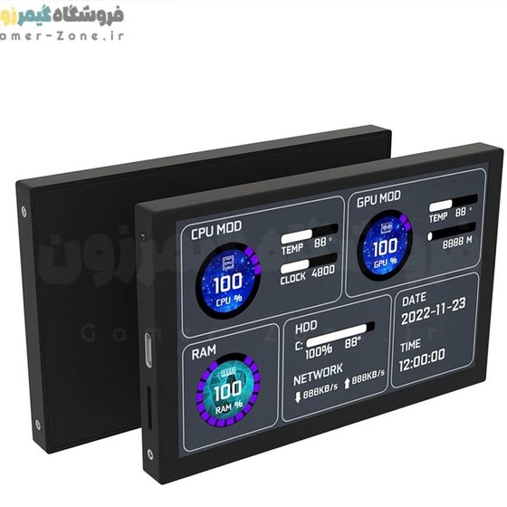 خرید و قیمت مانیتور 5 اینچی وضعیت سیستم با قابلیت نمایش انیمیشن و ...