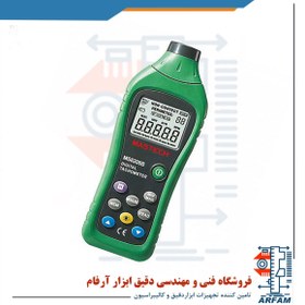 تصویر دورسنج مکانیکی تماسی مستک مدل MASTECH MS6208A MASTECH MS6208A Contact Digital Tachometer