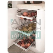 تصویر سبد سیب زمینی و پیاز پرتابل پلاتین کد های 3321،3331،3341،3351،3361و3371 