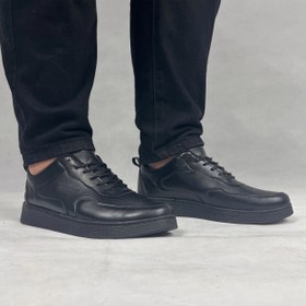 تصویر کفش روزمره مردانه مدل نوبل رنگ مشکی - 4 Men's casual shoes, Noble model, black color