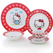 تصویر چینی زرین سرویس کودک 5 پارچه کیتی 