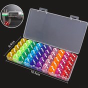 تصویر تاس شفاف اکریلیک بسته 45 عددی مدل Boxed 