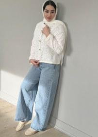 تصویر کراپ کت گیپور زنانه 