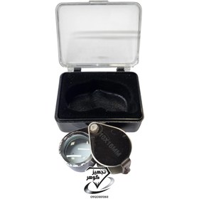 تصویر لوپ 10x گوهرشناسی jeweler loupe