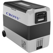 تصویر یخچال فریزر 60 لیتری قابل حمل خودرو کرونی (دارای دو محفظه مجزا) | CRONY Car Camping Refrigerator & Freezer T60 60L Dual Temperature 