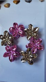 تصویر کلیپس مو براق طرح گل 