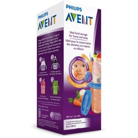 تصویر ست ظروف ذخیره غذای کودک ۵ عددی فیلیپس اونت PHILIPS AVENT مدل SCF639/05 