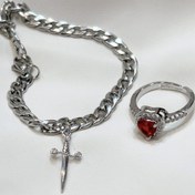 تصویر ست کاپلی شمشیر - قرمز 