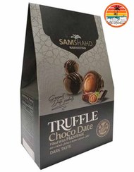 تصویر تـرافـل خــرما شکلات تلخ 250 گرم با مغز فــنـدق 