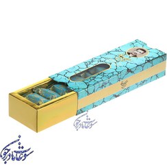 تصویر گز لقمه پسته 28 درصد جعبه کشویی 