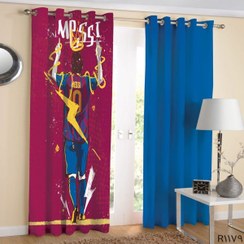 تصویر پرده چاپی اسپرت طرح وکتور مسی کد R1179 