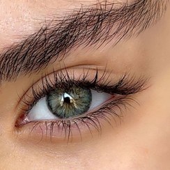 تصویر لنز طوسی سبز دوردار کلوپاترا گری فرشلیدی 