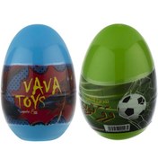 تصویر اسباب بازی شانسی وو تویز مدل اسپایدرمن و توپ فوتبالی وزن ۱۵۰ گرم 