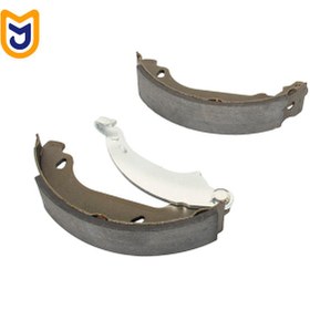 تصویر لنت ترمز عقب کفشکی پژو ۲۰۶ تیپ ۲ و ۳ برند پارس آبی 