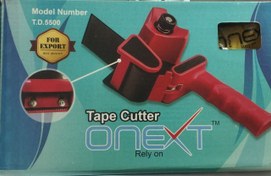 تصویر دستگاه چسب‌کش دستی حرفه‌ای مدل صادراتی | دارای تیغه برش فولادی - قرمز 