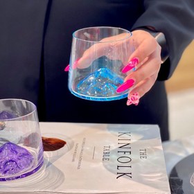 تصویر کوه یخ - ششتایی همرنگ آبی 