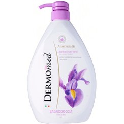 تصویر شامپو بدن درمومد حاوی عصاره تالک و زنبق حجم 1000میل DERMOMED SHOWER GEL AROMATHERAPY TALC AND IRIS 1000ML