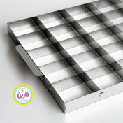 تصویر مقسم کیک مستطیل استیل مدل 1652 