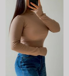 تصویر بادی یقه اسکی کد 1017 