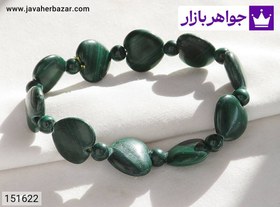 تصویر دستبند سنگی مالاکیت جذاب زنانه کد 151622 