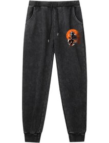 تصویر شلوار وینتج کژوال شستشو شده جدید دراگون بال برند kuying New Dragon Ball Casual Washed Vintage Pants