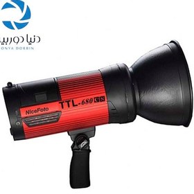 تصویر فلاش پرتابل نایس فوتو Nicefoto TTL-680CN Portable flash دست دوم 