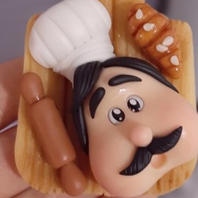 تصویر مگنت یخچالی خمیری مگنت رو یخچالی