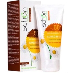 تصویر کرم ضد آفتاب شون بژ مناسب برای پوست خشک و نرمال SPF 50 ظرفیت 50 میلی لیتر 