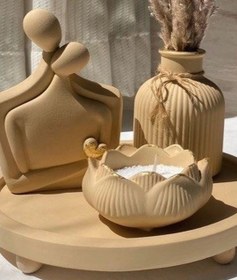 تصویر ست دکوری خاکی 