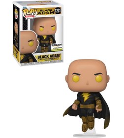 تصویر فانکوپاپ! بلک آدام با شنل در حال پرواز POP! BLACK ADAM FLYING WITH CAPE (GLOW) 1231 BLACK ADAM