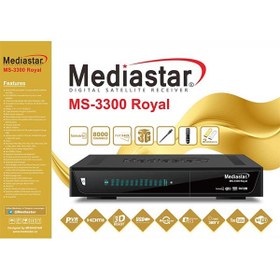 تصویر گیرنده فول اچ دی مدیا استار مدل MS-3300 Royal گیرنده فول اچ دی مدیا استار مدل MS-3300 Royal