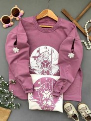 تصویر بلوز دورس پنبه لاکرا درجه یک دخترانه چاپ زول - سایز 