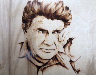 تصویر تابلو سوخت نگاری 