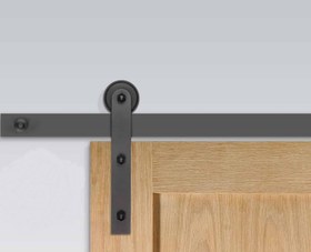 تصویر ریل و قرقره درب کشویی مدل R-110 