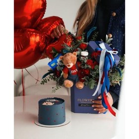 تصویر گل و کیک تولد برای پسر 30 ساله 3972 