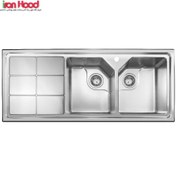 تصویر سینک اخوان توکار مدل 324S akhavan sink inset 324S