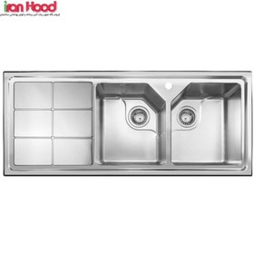 تصویر سینک اخوان توکار مدل 324S akhavan sink inset 324S