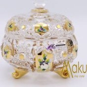 تصویر قندان سه پایه 130 طلایی آلیش 