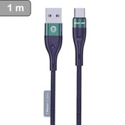 تصویر کابل شارژ کنفی USB-A به Type-C گرین لاین طول 1 متر (GNCBATYC1MBK) Green Lion Braided USB-A to Type-C Cable 1m