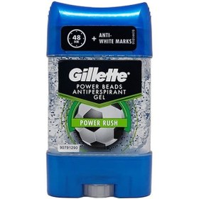 تصویر استیک ضد تعریق ژله ای ژیلت Gillette مدل Power Rush (سبز) حجم 75 میلی لیتر 