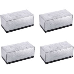 تصویر دستمال کاغذی 150 برگ سافتلن مدل silver بسته 4 عددی 