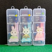 تصویر پرگار اتودی فلزی جعبه دار اسمیل مدل 3002 به همراه نوک 