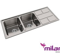 تصویر سینک ظرفشویی میلان مدل 5016 توکار - چپ Milan Model 5016 Type Sit-in Sink