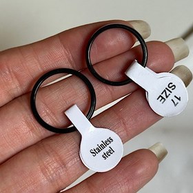 تصویر انگشتر حلقه مشکی 