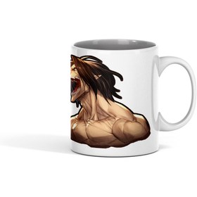 تصویر ماگ سرامیکی طرح حمله به تایتان 15 - ماگ ساده Attack on Titan 15 Mug Cup