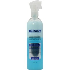 تصویر اسپری نرم کننده دوفاز مو آگرادو حجم 400 میلی لیتر Agrado two-phase hair conditioner spray, volume 400 ml