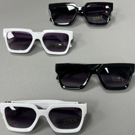 تصویر عینک دسته طلایی47 - مشکی 