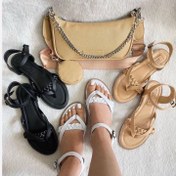 تصویر صندل انگشتی طرح بافت شیک و ترند 