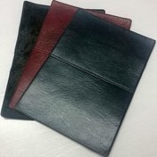 تصویر جلد شناسنامه چرم دوردوزی زیبا 